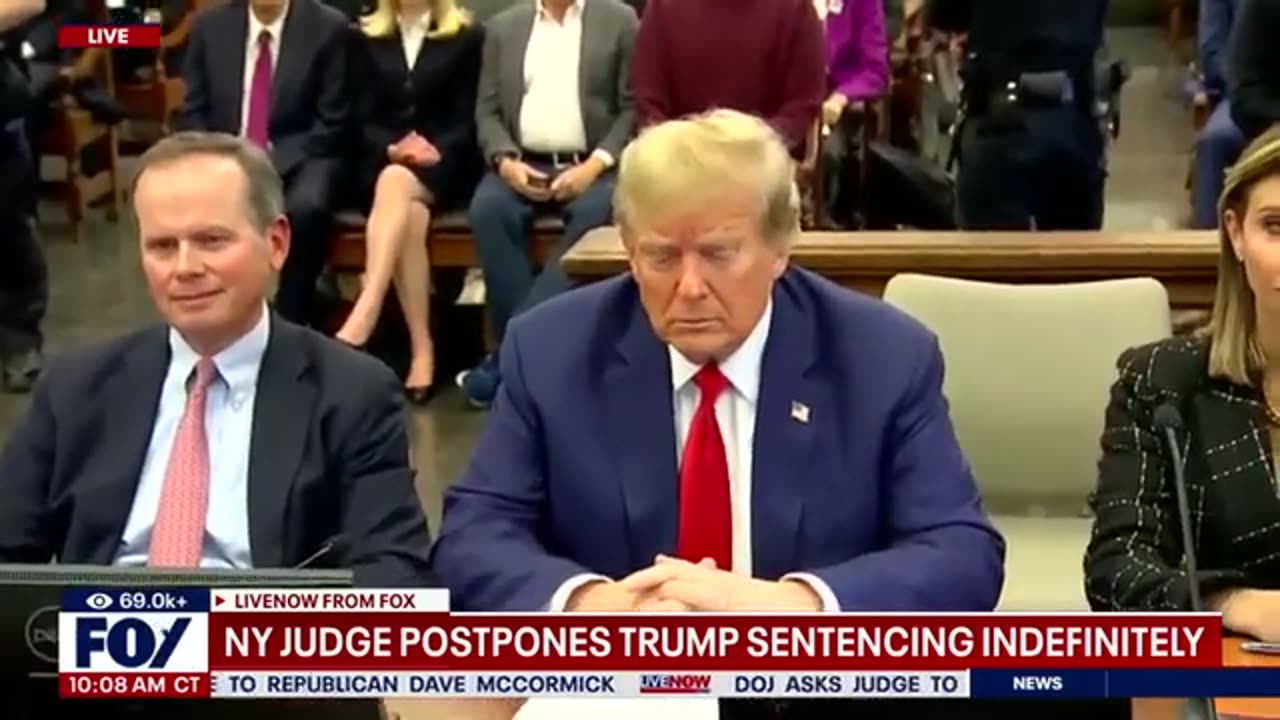 BREAKING: Trump Hush Money sentencing postponed, judge grants permission to seek dismissal