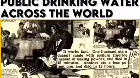 ARE YOU DRINKING TAP WATER OR BRUSHING YOUR TEETH WITH IT?