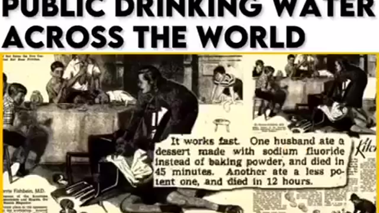 ARE YOU DRINKING TAP WATER OR BRUSHING YOUR TEETH WITH IT?