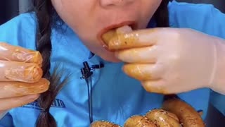 Intestine Doughnuts! Mukbang ASMR