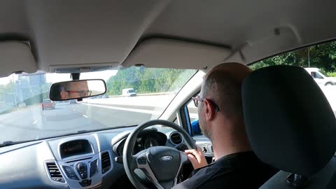 Driving. M27 . Fareham to Southampton. Vlog. 2nd Aug 2022