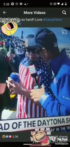 NASCAR Reporter Gets Second Dose of "F*** Joe Biden" LIVE on Air