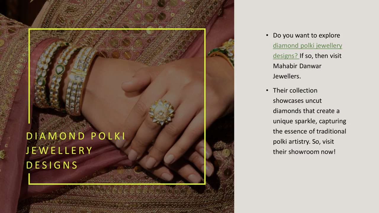 Diamond Polki Jewellery Designs