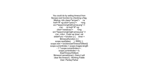 How can clear timeout in angularjs