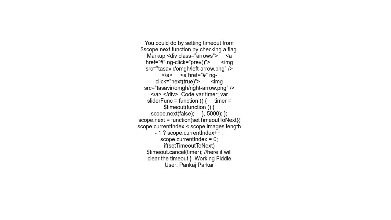 How can clear timeout in angularjs