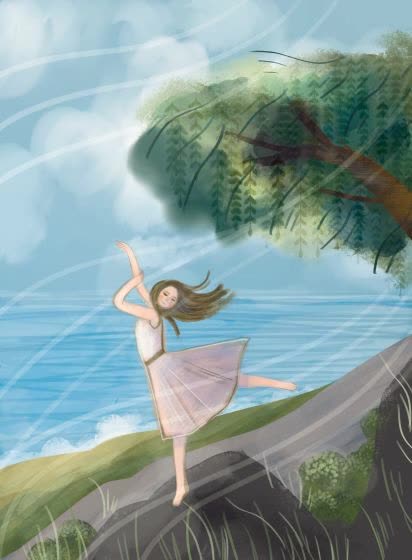 Mira and the firefly dance