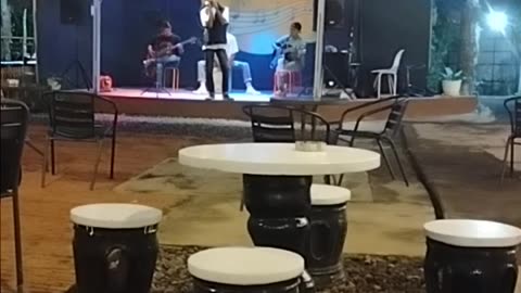 Live music in the cafe