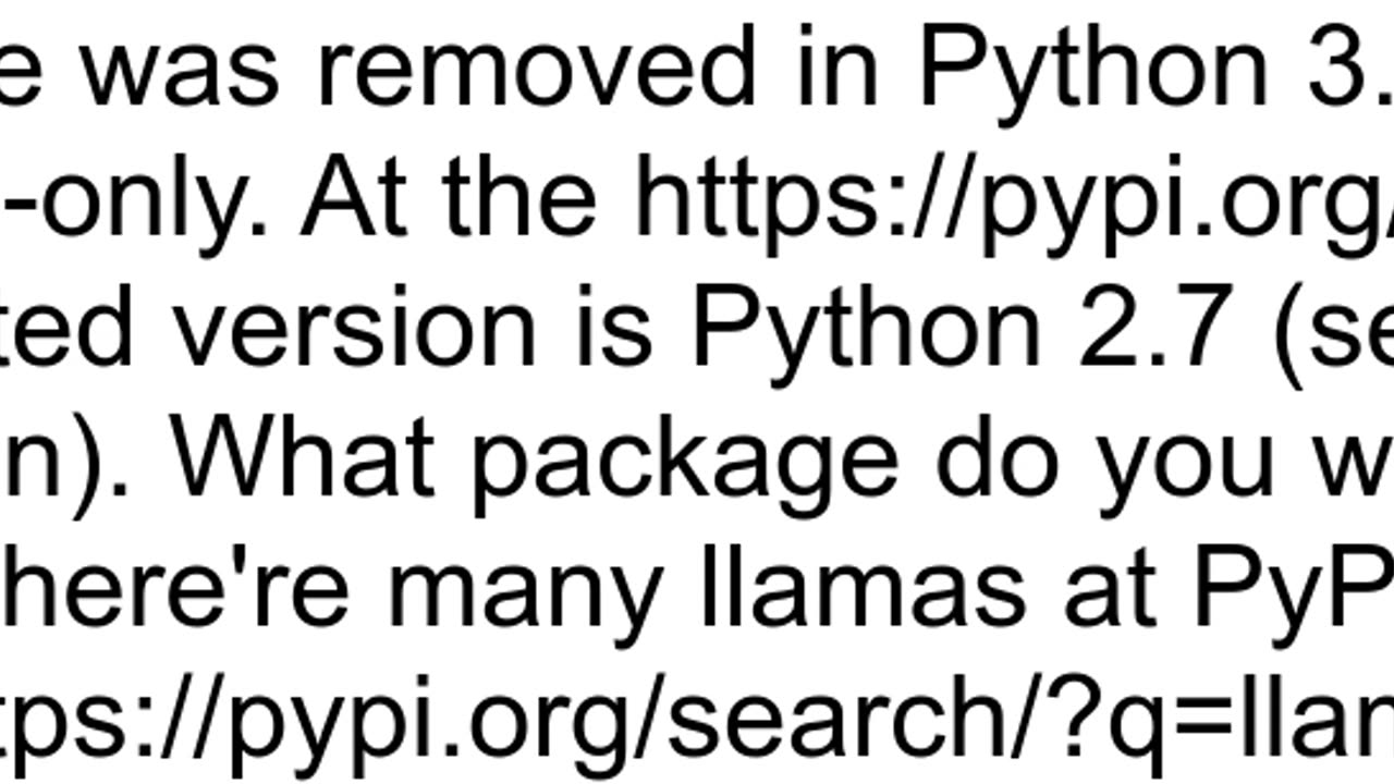 how can I import llama in python