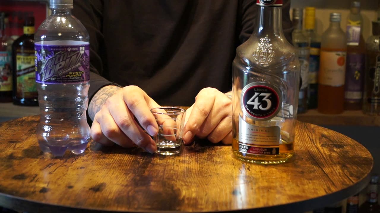 Licor 43 & Mtn Dew Game Fuel Mystic Punch