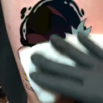 Did a green screen tattoo tonight