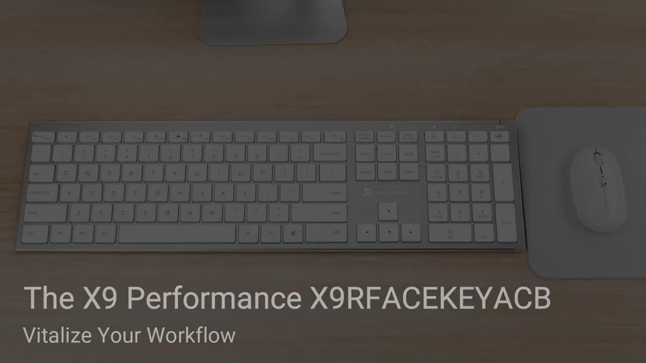 X9 Performance Rechargeable Wireless Keyboard & Mouse Combo
