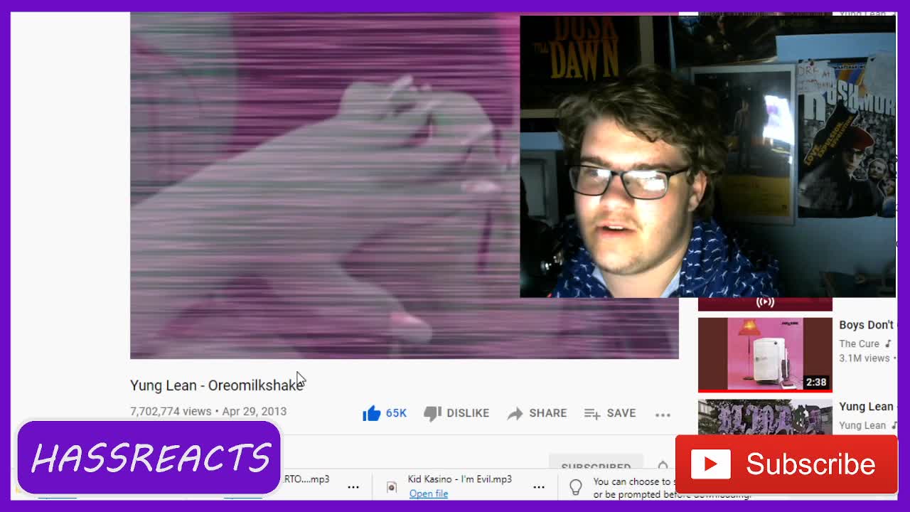 yung lean oreomilkshake song reaction