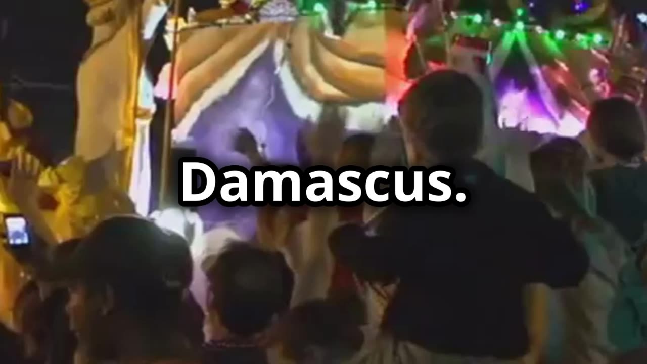 TODAY NEWS Syrians Celebrate Historic Victory in Da #Syria #Damascus #Celebration #HistoricVictory