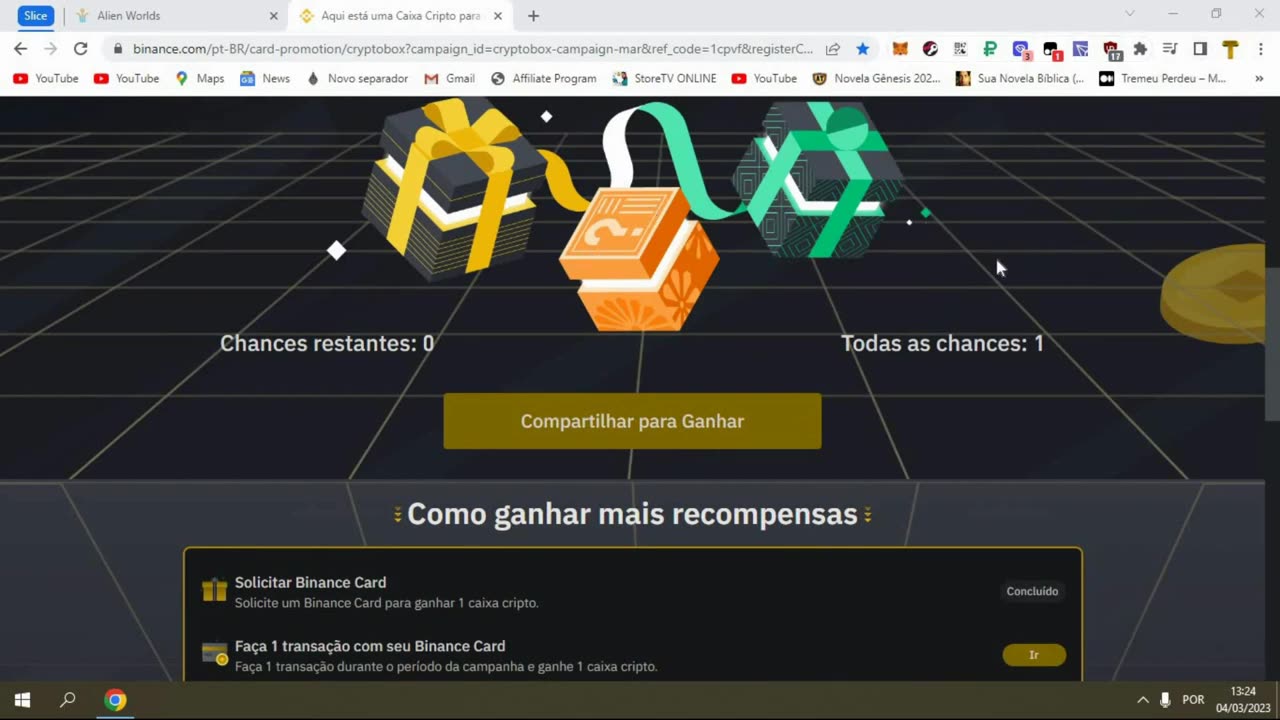 PEÇA SEU BINANCE CARD E GANHE 2 BUSD