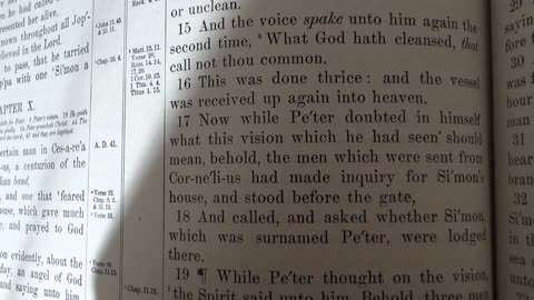 God frees Peter's mind