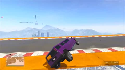 Gta 5 Car parkour || 90% people can not complete this race ||