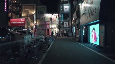 Japan Night Walk in 4K - OSAKA Nightlife Part34