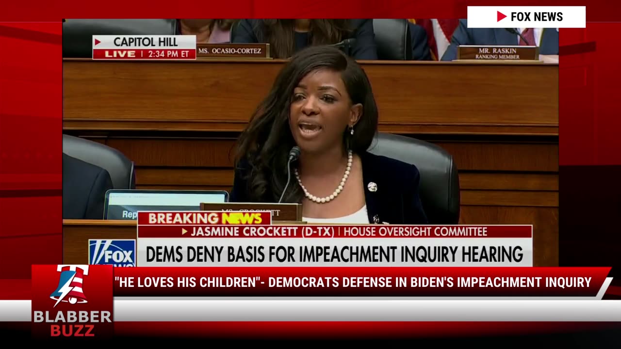 "He Loves His Children"- Democrats Defense In Biden's Impeachment Inquiry