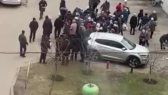 Food fight in Kharkiv.