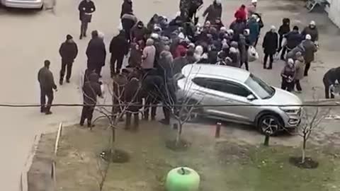 Food fight in Kharkiv.