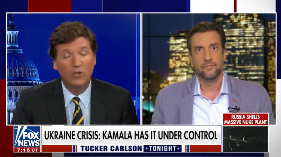 Tucker Carlson with Clay Travis - Joe Biden Thought Kamala Harris Could Solve the Ukraine Crisis