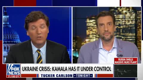 Tucker Carlson with Clay Travis - Joe Biden Thought Kamala Harris Could Solve the Ukraine Crisis