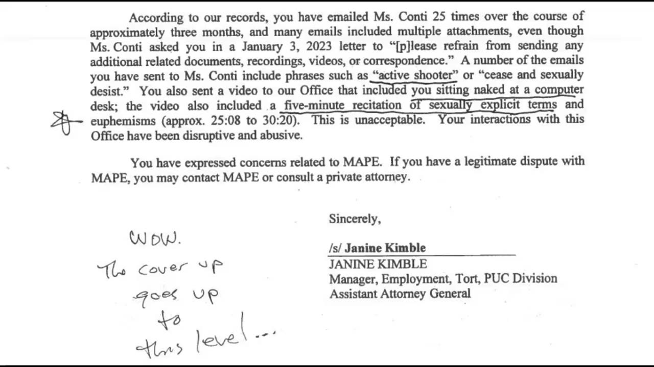 Episode 9. The Sexual Defamation of a Minnesota Whistleblowing Active Shooter. State agency lawyers, assistant attorneys general and union MAPE lawyers collude to cover up pandemic era fraud.