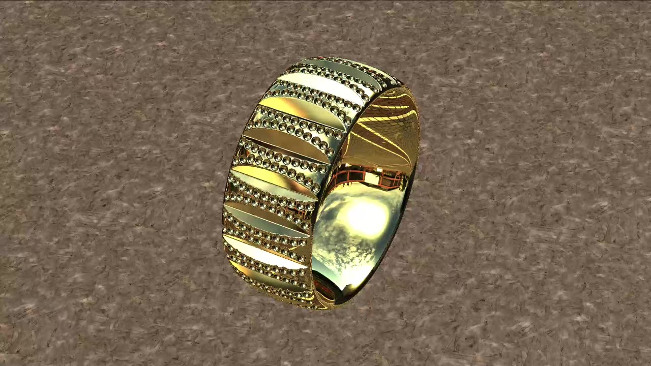 3D wedding ring skin30