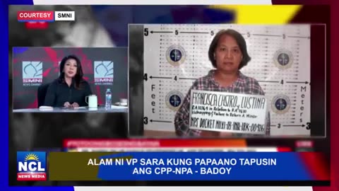 Alam ni VP Sara kung papaano tapusin ang C P P N P A - Badoy.