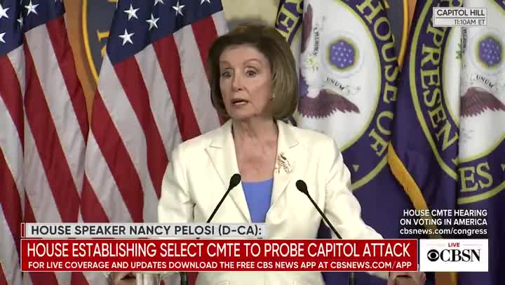 Nancy Pelosi: Root Causes of the Jan 6 Riot Were “White Supremacy, Anti-Semitism, Islamophobia”