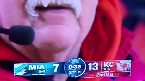 Andy Reid needs some hot chocolate!