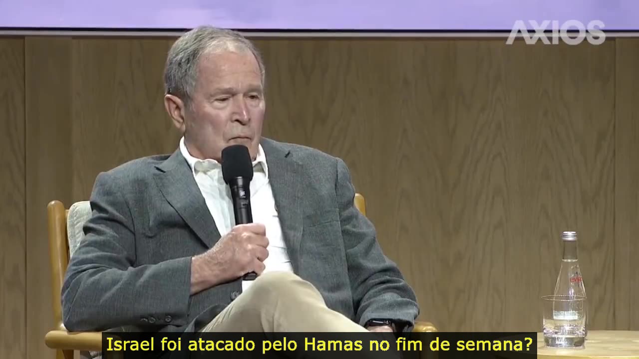 Numa entrevista recente, George W. Bush disse: “apenas um lado é culpado e não é Israel.