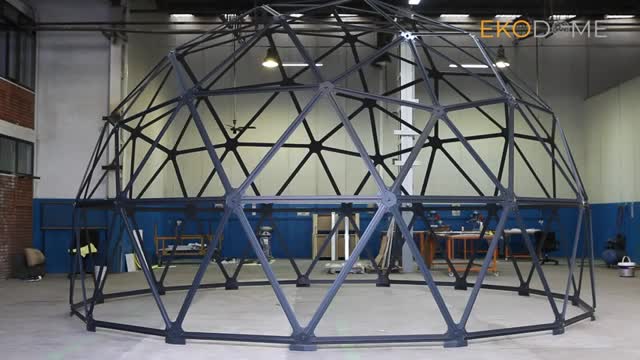 Introducing Ekodome TERRA Frame, 3V Geodesic Dome_Cut