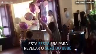 Revelação de sexo transforma-se em pedido de casamento