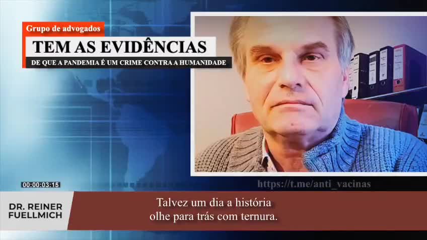 Dr. Reiner Fuellmich juntou provas de 100 cientistas, maior crime contra humanidade ocorrendo