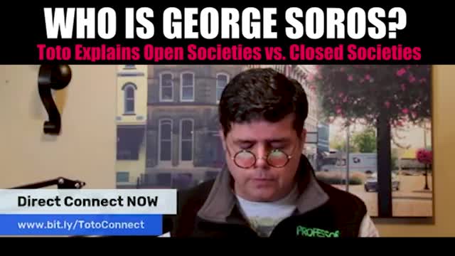 Professor Toto unveils George Soros at THE SOURCE