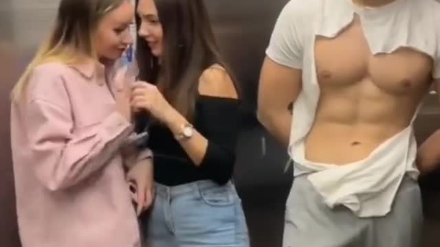 elevator prank