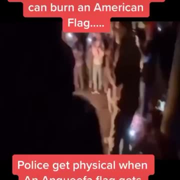 BLM flag vs AMERICAN FLAG