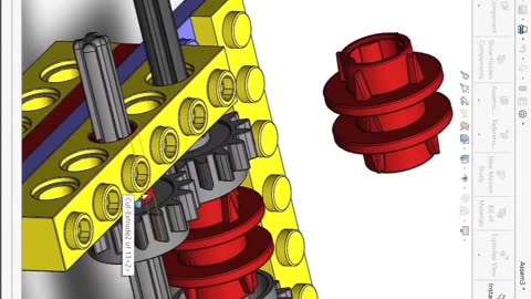 Stirling engine assembly animation in solidworks