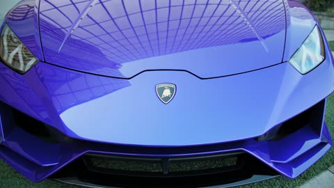 Blue LAMBORGHINI