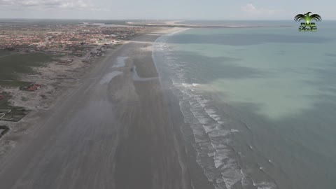 Orla da praia de atalaia em luis correia