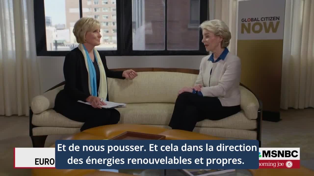 Ursula von der Leyen, la Russie et les énergies, 23.5.2022