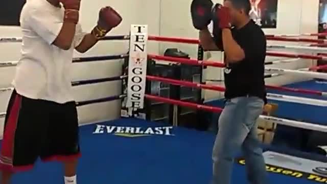 Mike Epps boxing training