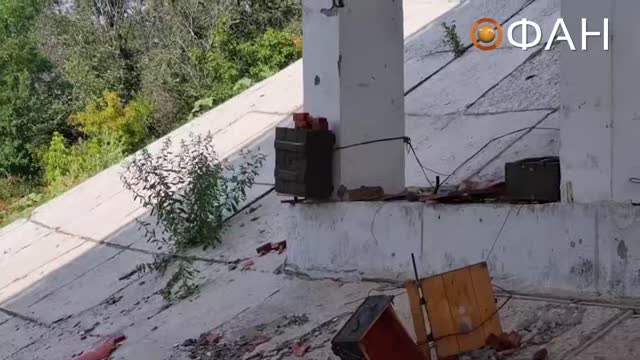 The bridge to Artemovsk (Bakhmut).destroyed by Ukraine