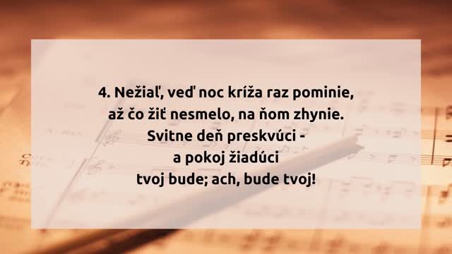 557. Nežiaľ, duša moja