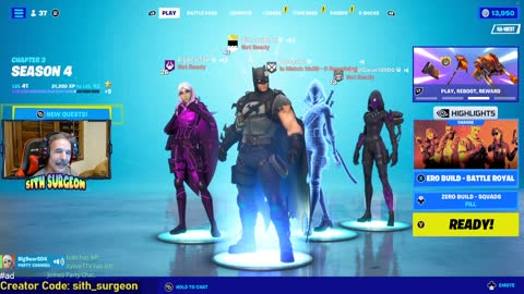 Sithsurgeon - Fortnite Live Stream. Fortnite with Viewers.