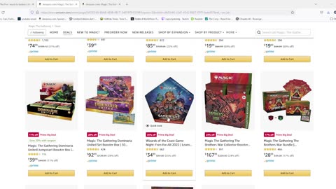 Amazon items on dump and Wizards said Ravnica remastered was to cheap?