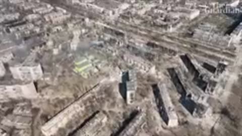 Drone footage shows scale of devastation in Mariupol