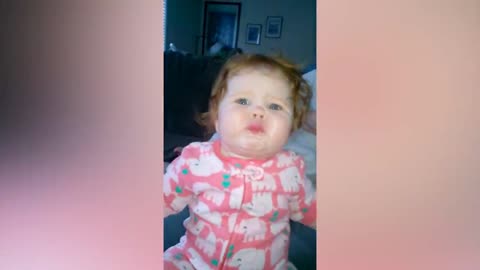 baby eats ice for the first time