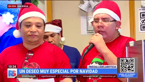 El espíritu navideño llega al Instituto Nacional del Niño: Música y baile para recibir la Navidad